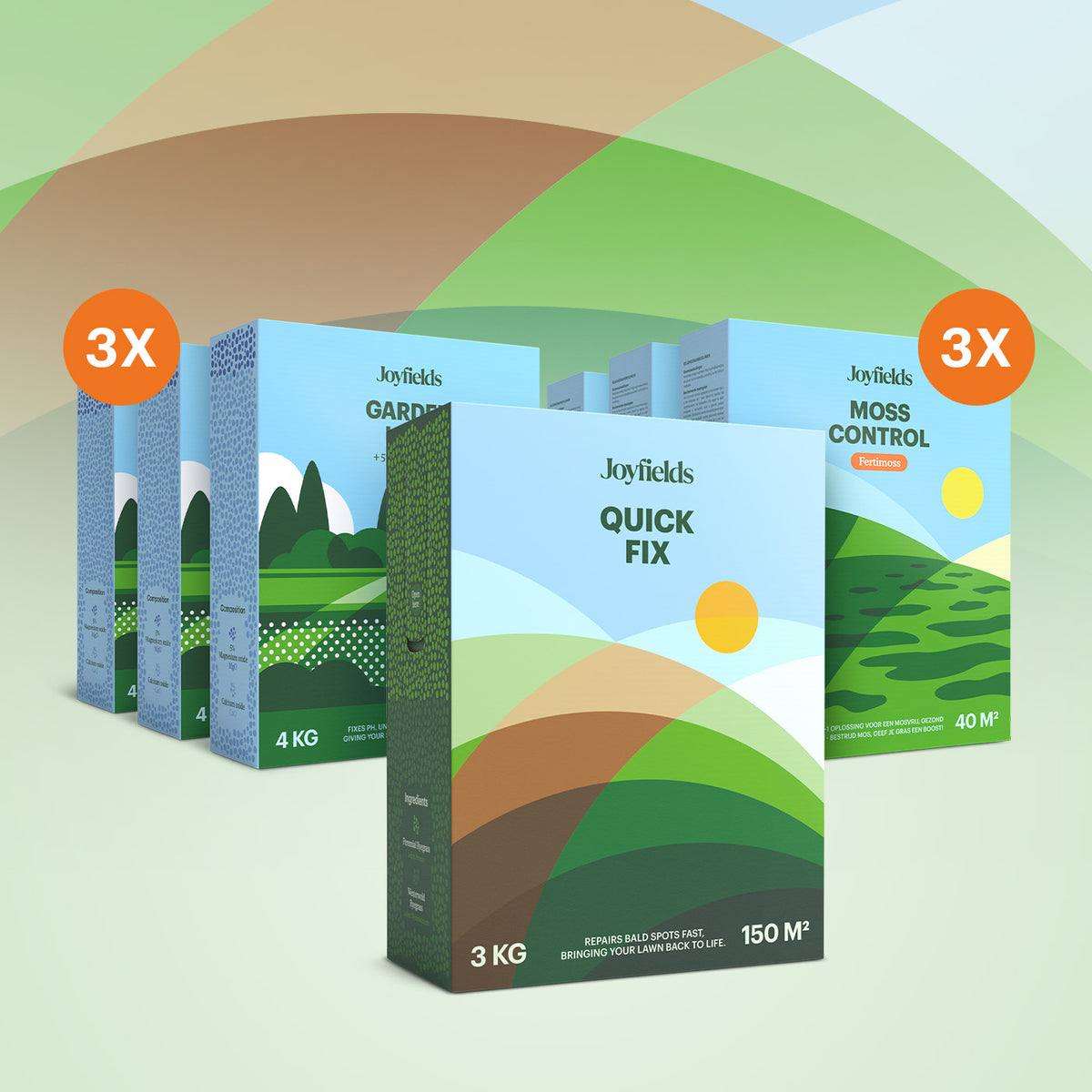 Kit de rénovation du gazon 150 m² – Après l’hiver et l’été