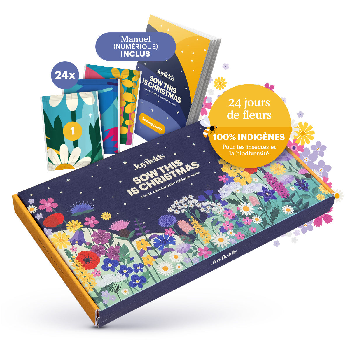 Joyfields Calendrier de l’Avent fleurs sauvages – Sow this is Christmas [fr]