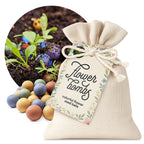 MRS Seeds & Mixtures Flower Bombs - Zaadbommen mix  - Katoenen cadeauzakje