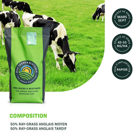 MRS Seeds & Mixtures Graze - BG3 | Mélange prairie longue durée 15KG [fr]