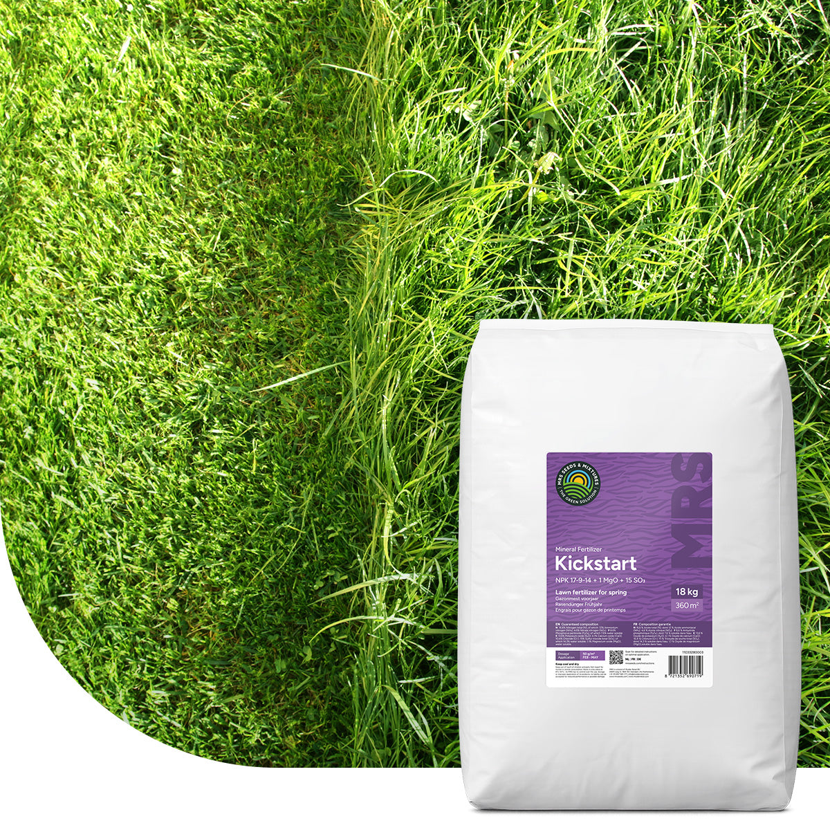 MRS Seeds & Mixtures Kickstart - Gazonmest voorjaar | 20KG-500m2