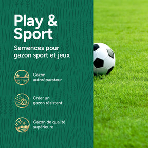 MRS Seeds & Mixtures Play & Sport - Semences de gazon sport et jeux 10 kg [fr]