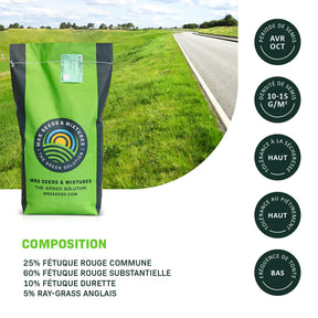 MRS Seeds & Mixtures Roadside - Accotements 3 | Semence professionnelle 15KG [fr]